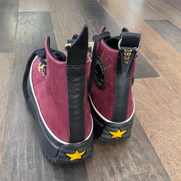 CONVERSE RUN STAR Hike High Shoe Boot Deep Bordeaux US 9 - Picture 3 of 5